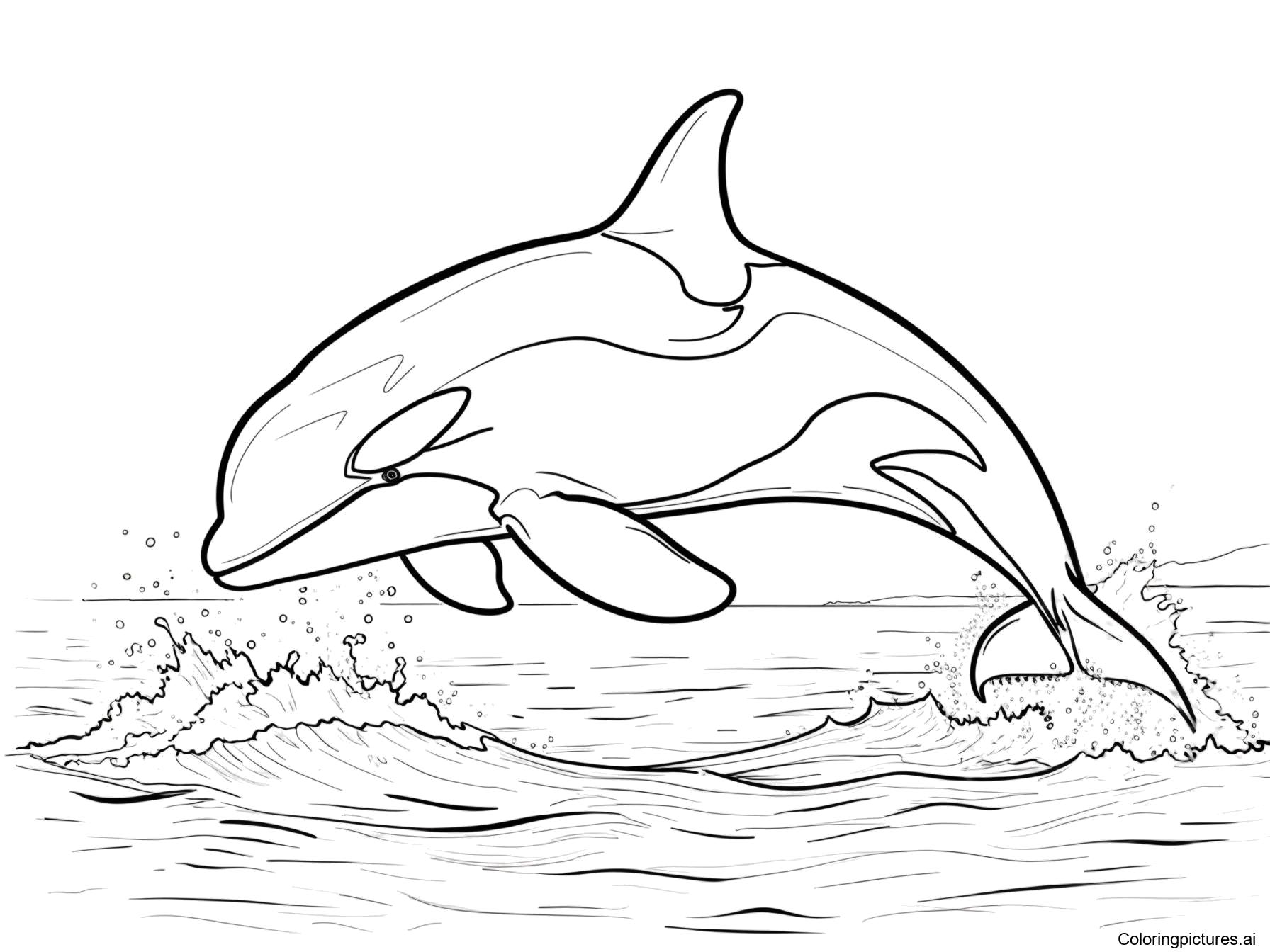 Orca Killer Whale Coloring Page Orca Killer Whale Coloring Page